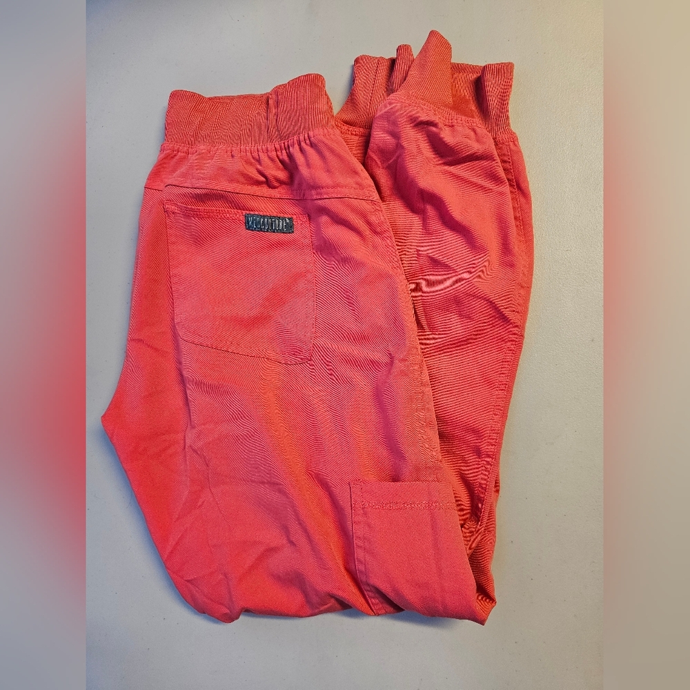 Med Couture Women's Coral Scrub Jogger Pants